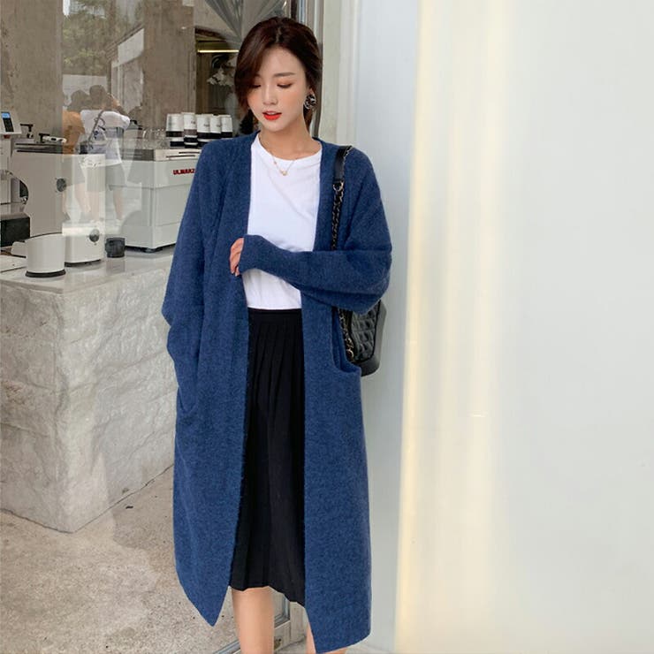 レディース トップス ロングカーディガン[品番：COCW0003485