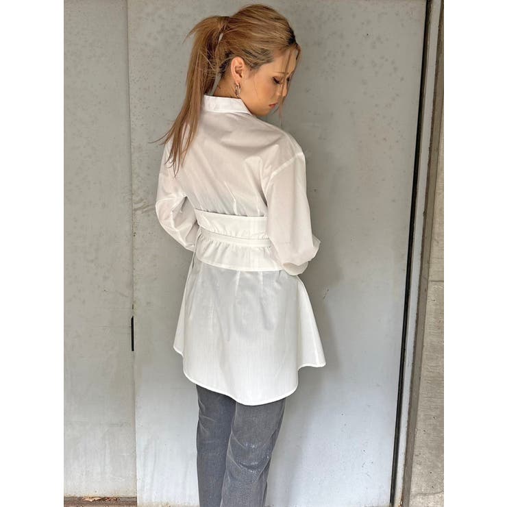 コルセットベルトシャツワンピース[品番：EO000006259]｜EGOIST