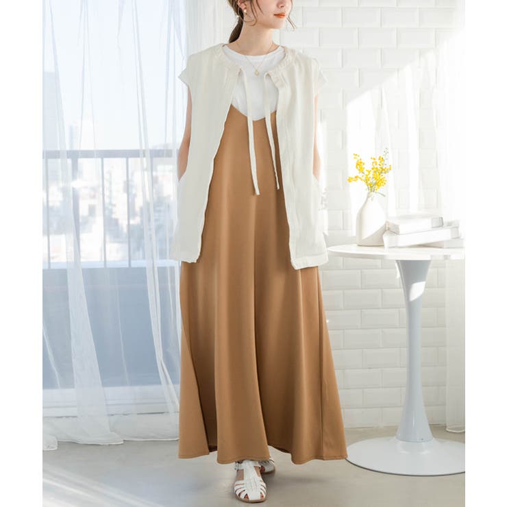 フレアーキャミワンピース M L[品番：GW000004509]｜Growing Rich