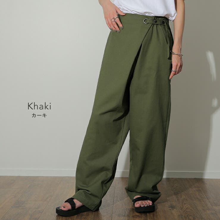 パンツ レディース カーゴパンツ 綿100% チノパン ラップパンツ チノ