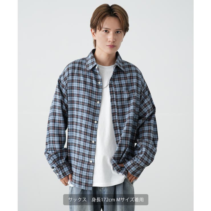 チェックシャツ メンズ ネルシャツ[品番：IP000006778]｜improves