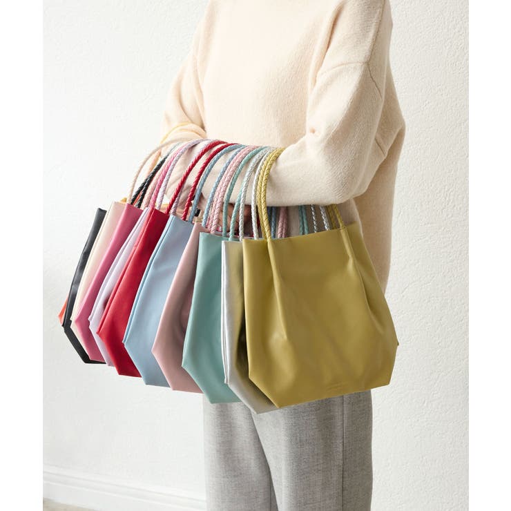 累計25,000点突破】洗えるメッシュハンドルミドルトートバッグ[品番