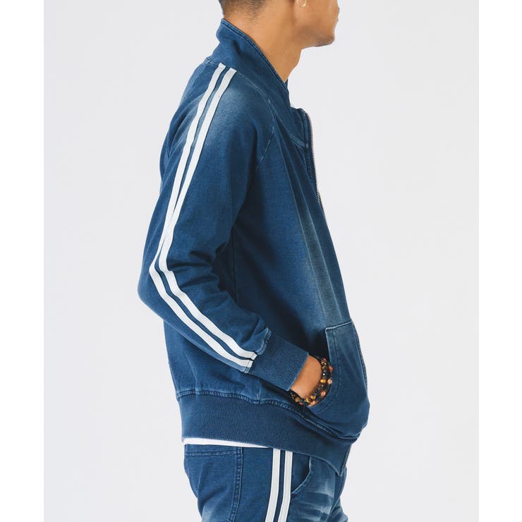 セットアップ可】トラックジャケット スウェット デニム ジャケット