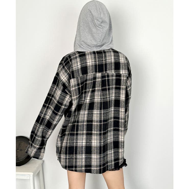 チェックシャツ 長袖シャツ チェック柄[品番：KH000015089]｜VIVID