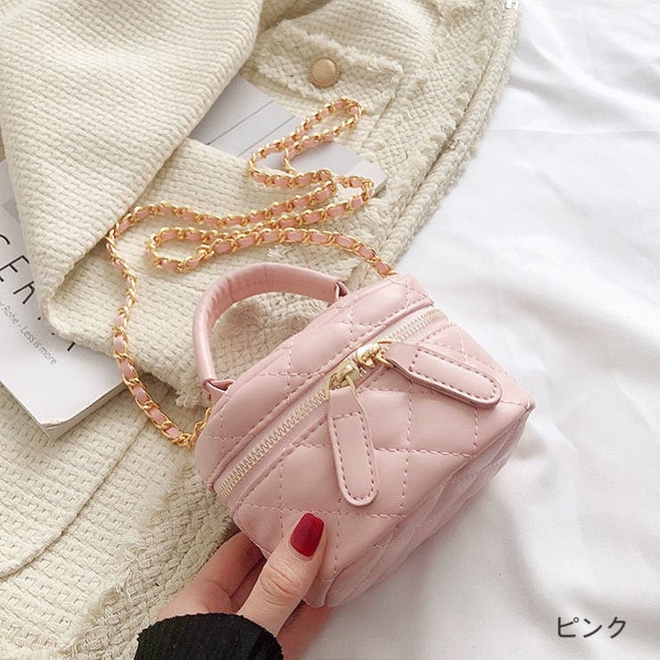 キルティングチェーンミニバッグ バッグ ミニ[品番：SHNW0006255