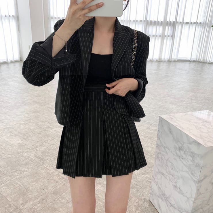 セットアップ ジャケット スカート[品番：TY000007359]｜teddyshop