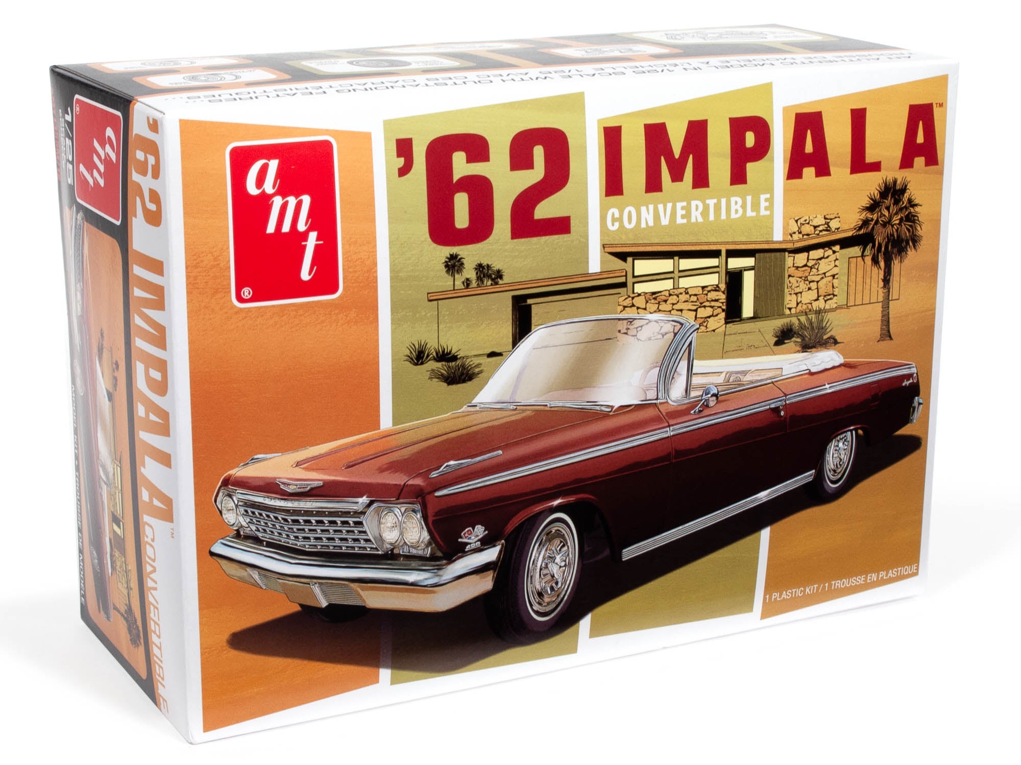 AMT 1962 Chevy Impala Convertible 1:25 Scale Model Kit | Auto