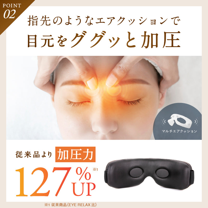 NIPLUX公式正規品│EYE RELAX S│充電式ホットアイマスク│進化した