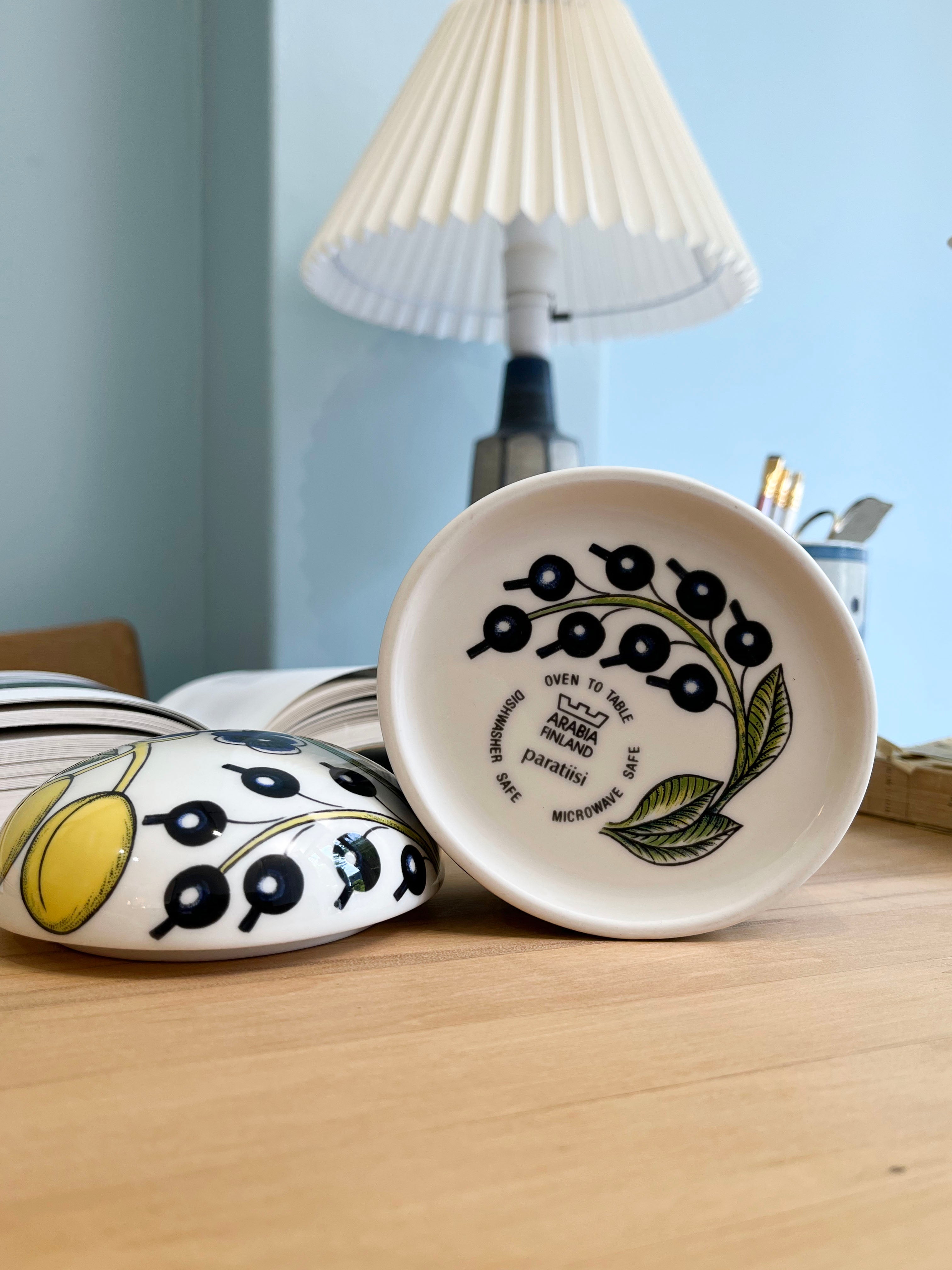 アラビア パラティッシ ジャー 蓋付き カラー キャニスター 北欧食器