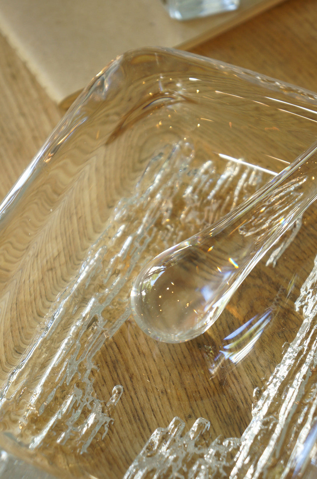 フランス ドーム トレイ クリスタルガラス インテリア/France Daum