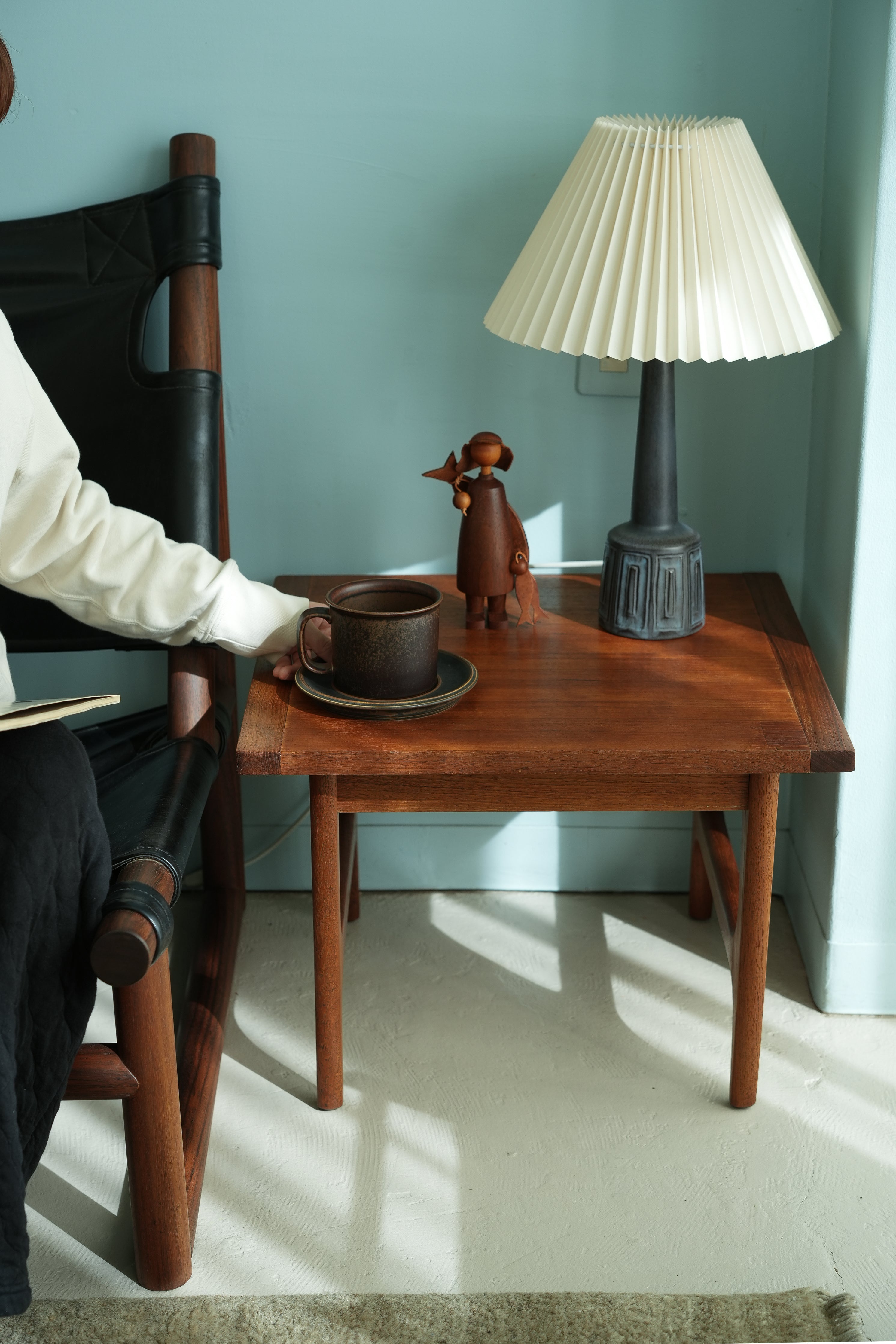 ジャパンヴィンテージ サイドローテーブル チーク材/Japanese Modern