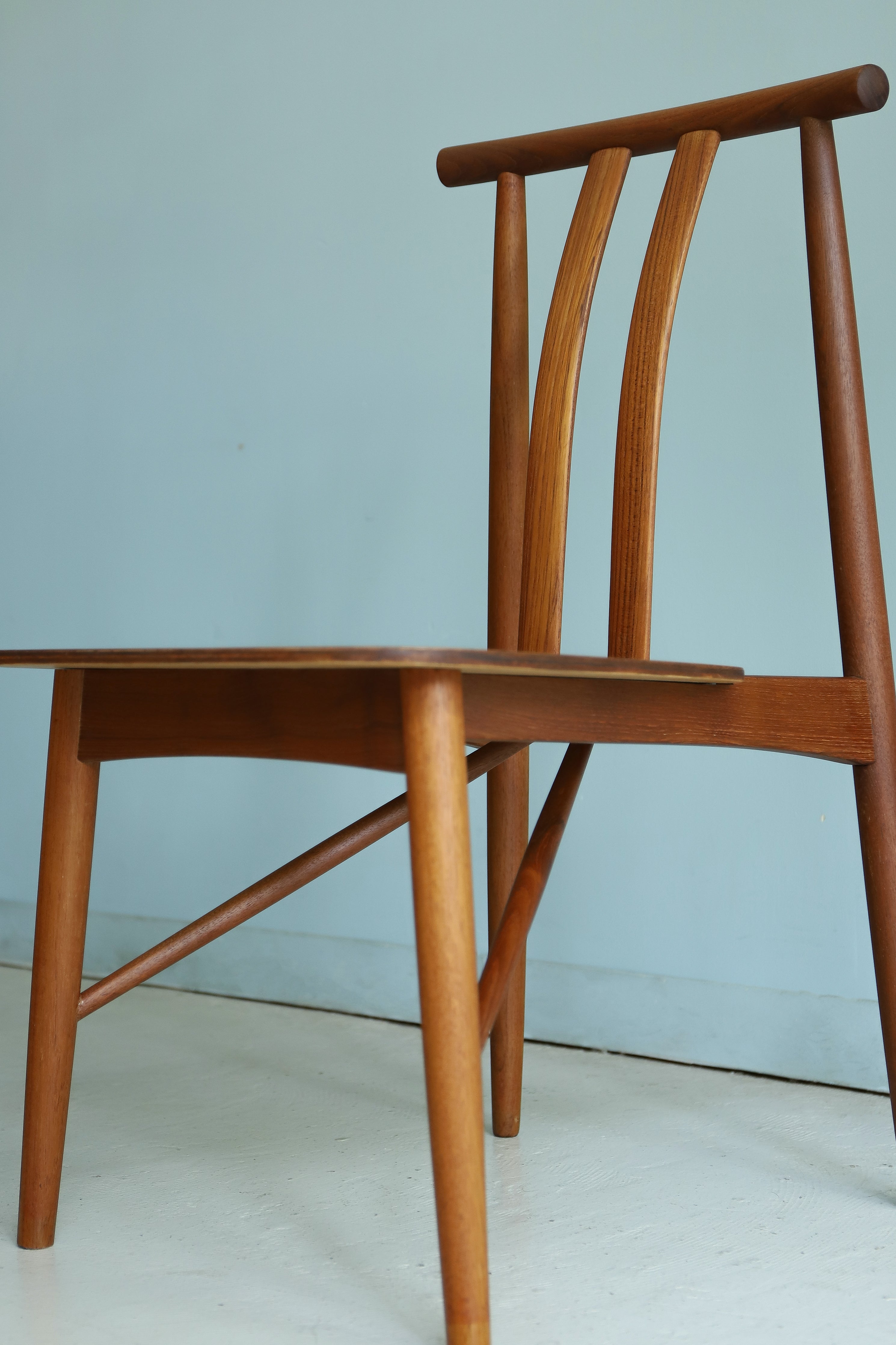 ジャパンヴィンテージ ダイニングチェア チーク材 椅子/Japanese