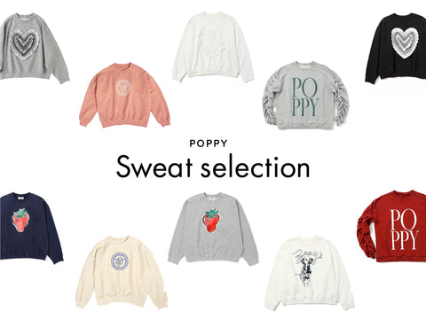 POPPY Sweatshirt selection