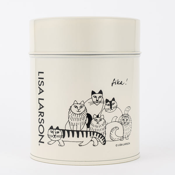 コーヒー缶（スケッチねこたち）