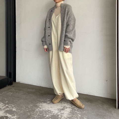 ATON】 BABY ALPACA MOCK NECK CARDIGAN – ONENESS ONLINE STORE