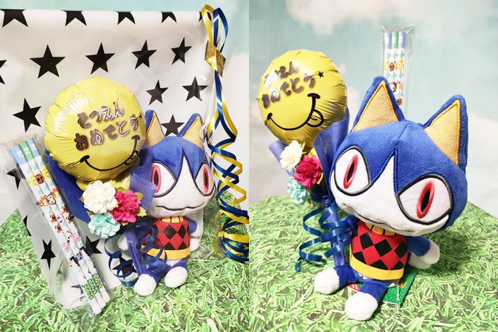 あつまれどうぶつの森 かきかたえんぴつ＆ぬいぐるみ ブーケ 卒園 卒業