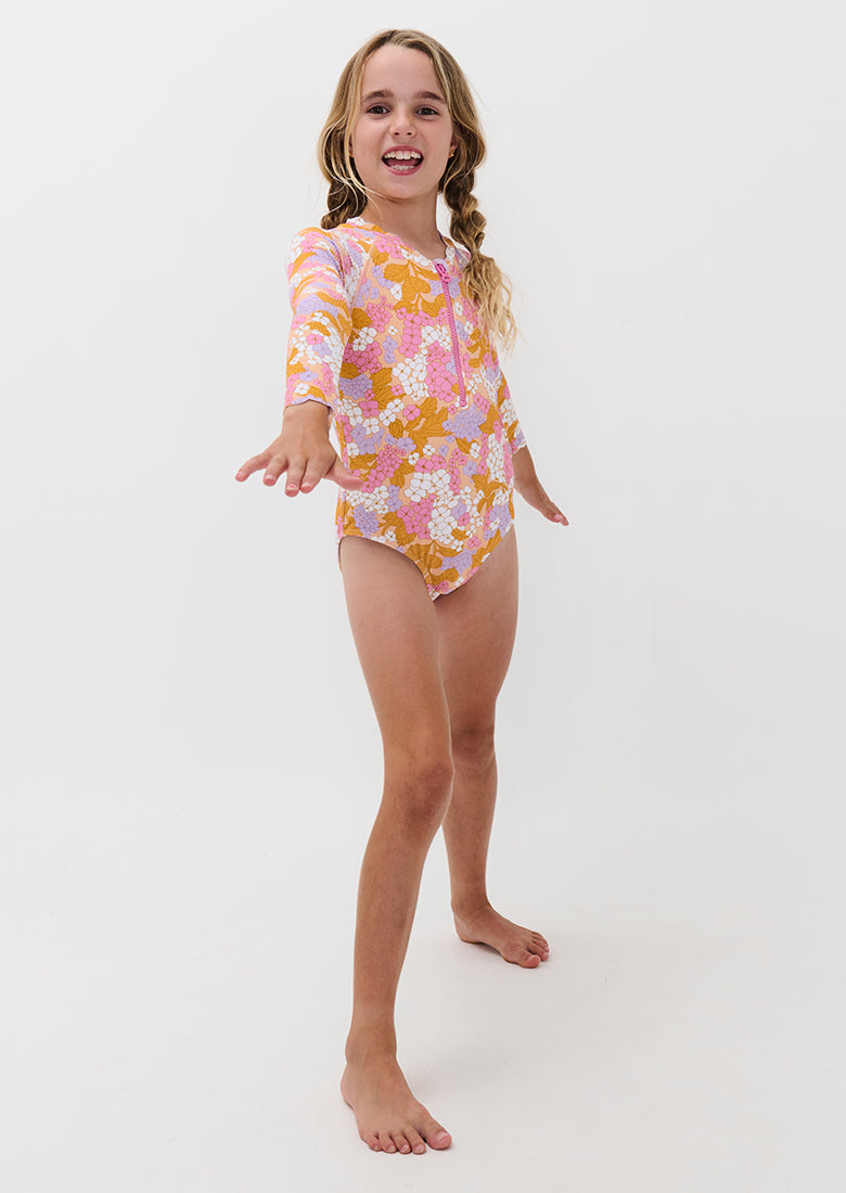 Zip One Piece Multi Mini Lennie Floral | Ghanda Clothing