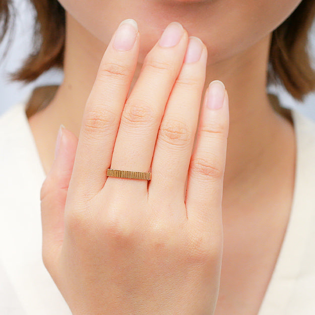 K18/Pt「タルト」リング｜【オレフィーチェ】Orefice