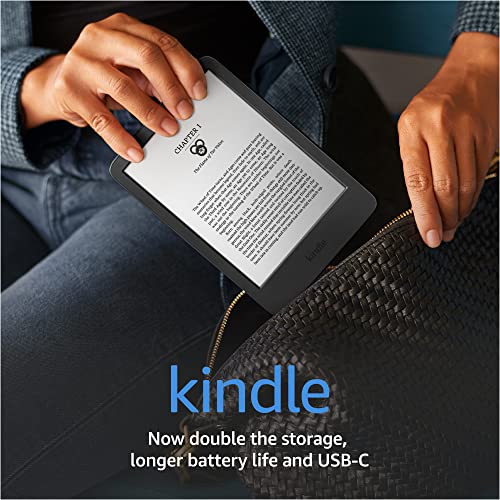 NEW AMAZON KINDLE E-READER, 11TH GEN, 16GB, WI-FI, 6