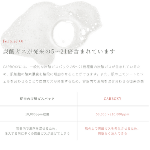 RIBESKIN】カーボキシー炭酸パック（5回分）