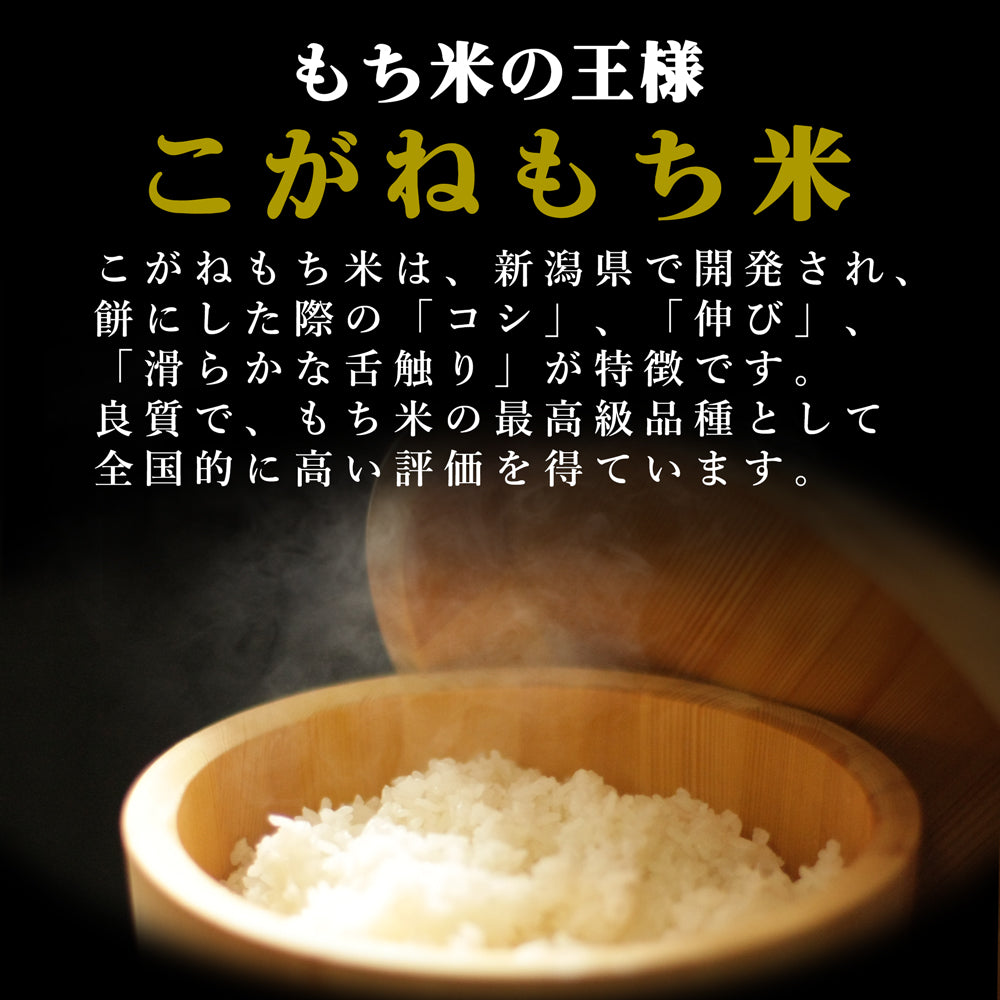 新潟県産 きねつきもち しろもち 400g×2袋 JAえちご中越 – 新潟産地