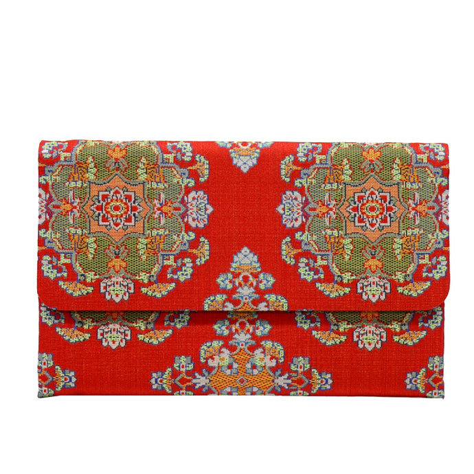 文様特集 天平八稜華文錦（てんぴょうはちりょうかもんにしき） – 龍村