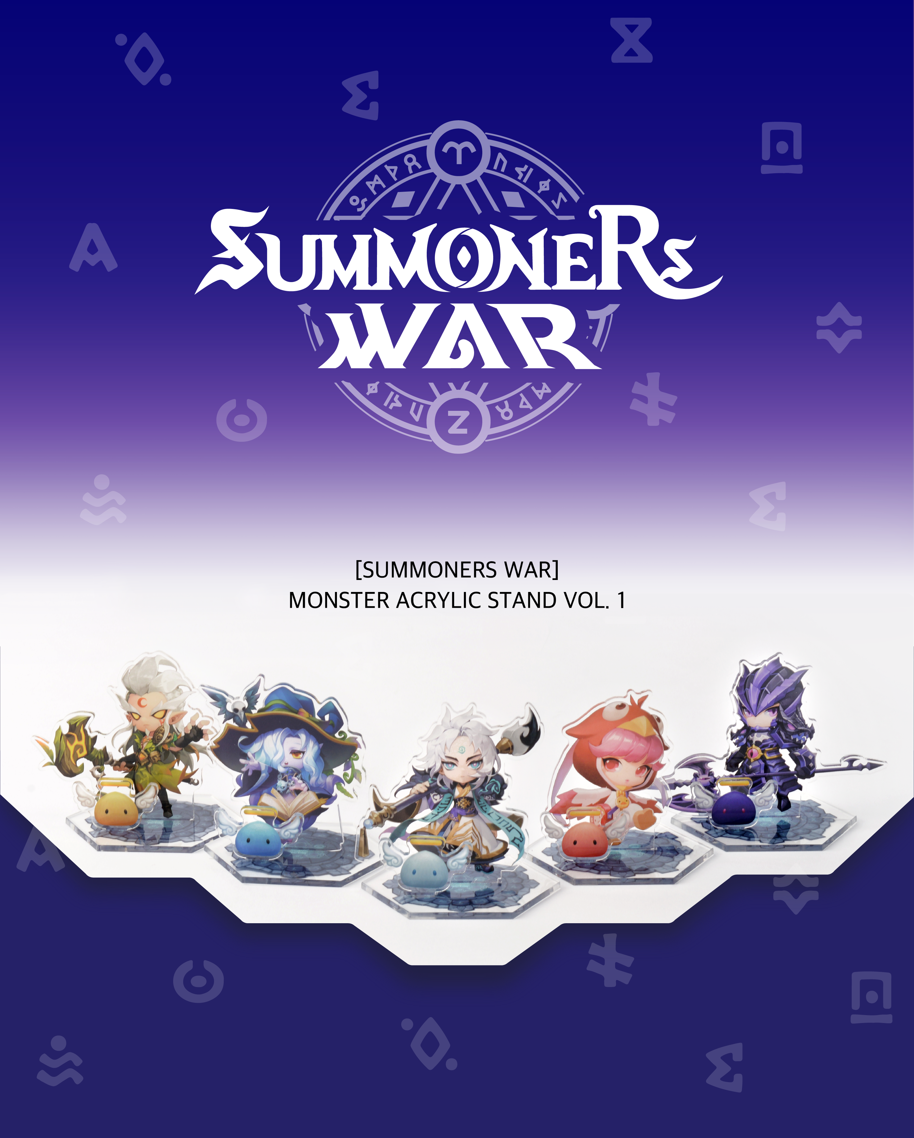 Summoners War] Monster Acrylic Stand Vol.1 – Com2uS Store