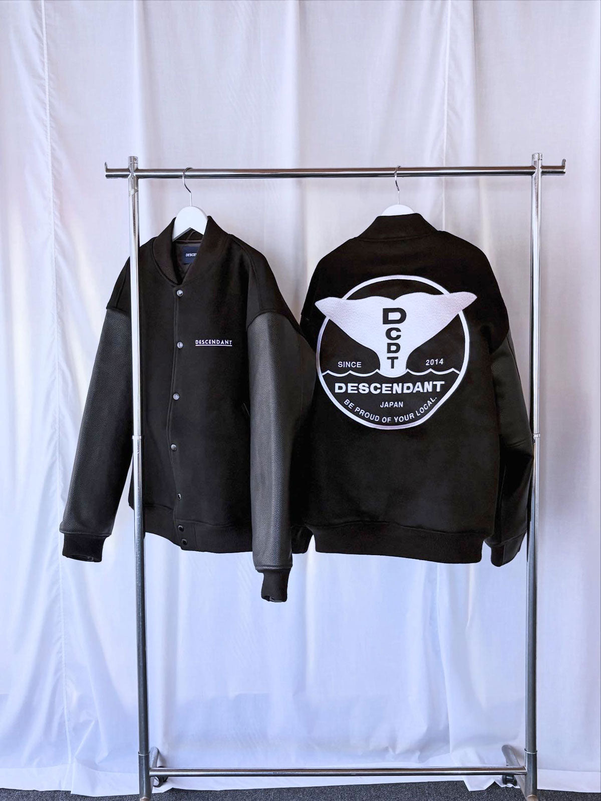 DESCENDANT/FLUKE UP VARSITY JACKET