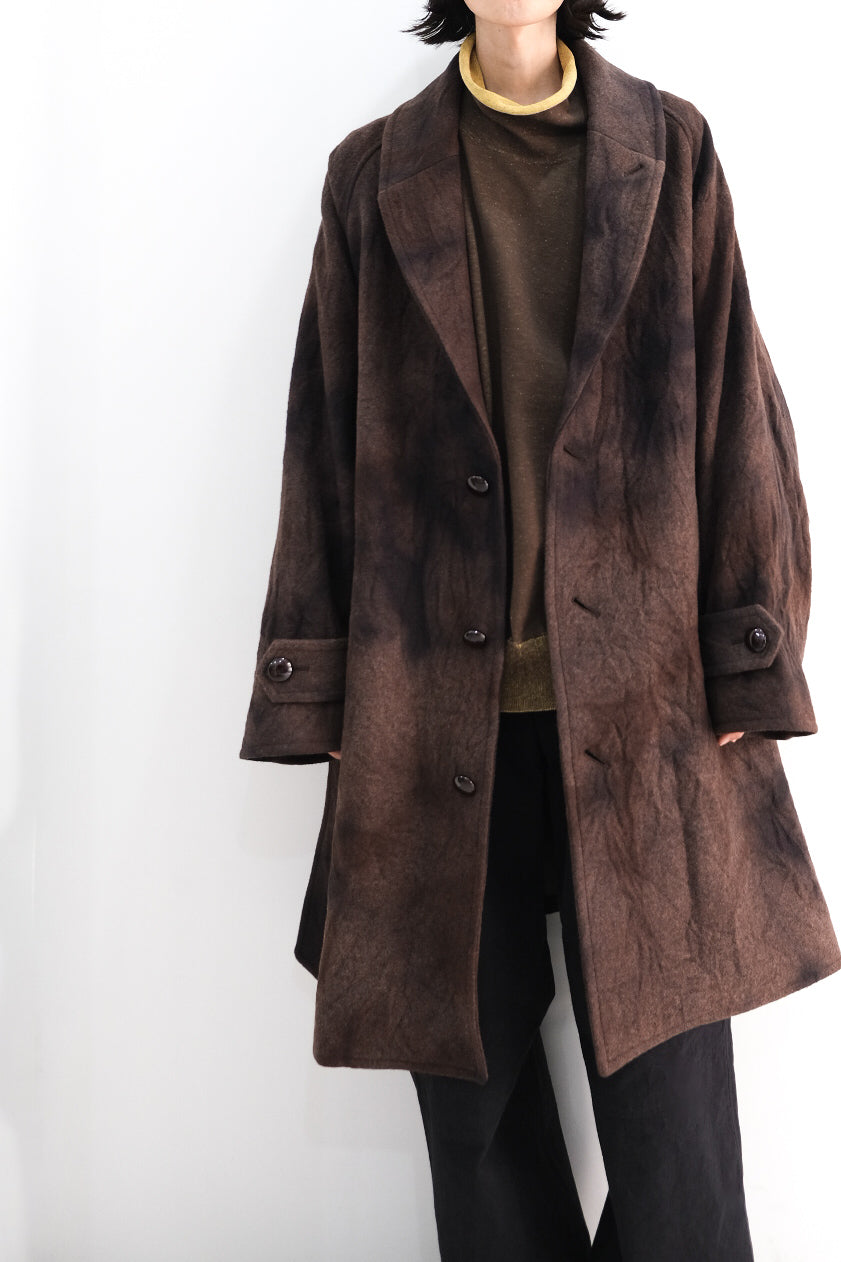 付く｜tabi melton coat｜satou 25AW｜えん -en-