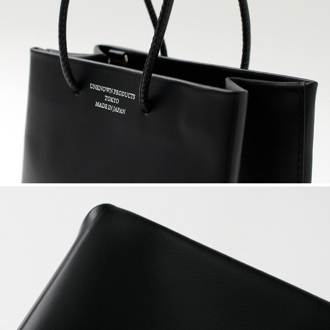 UNKNOWN PRODUCTS（アンノウンプロダクツ） レザー ペーパーバッグ