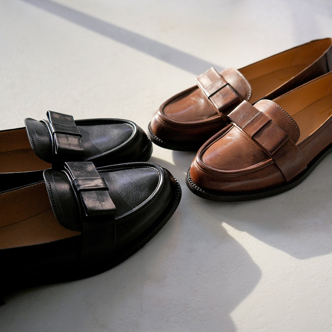 DIEGO BELLINI（ディエゴ ベリーニ） カラー別注 リボンローファー