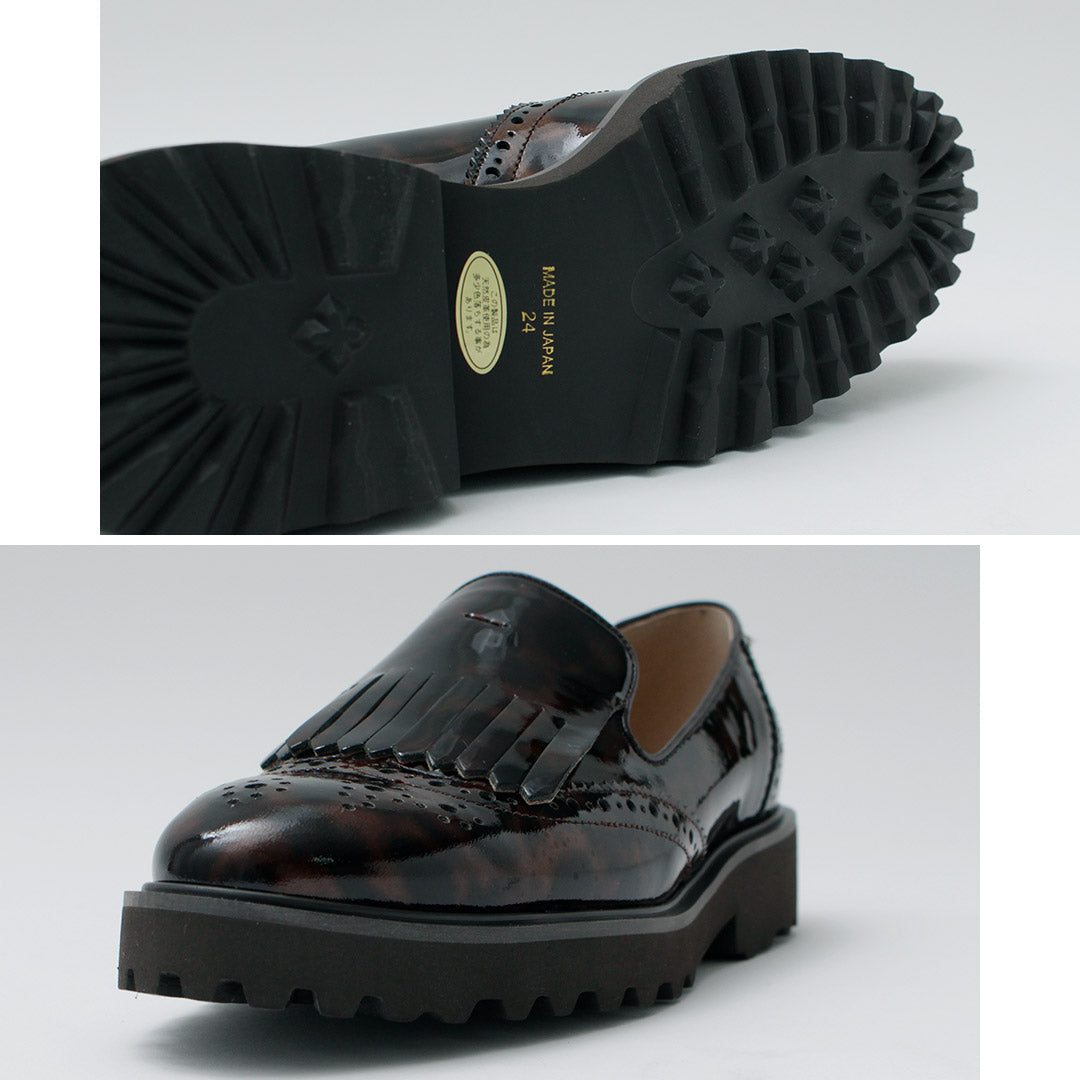 ATELIER BRUGGE（アトリエブルージュ） キルトメダリオン シューズ