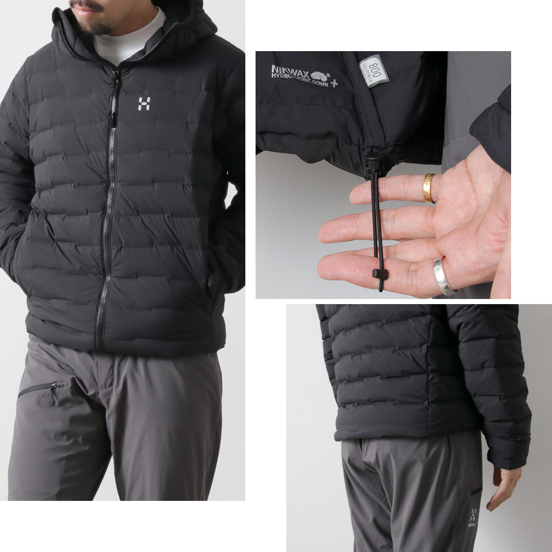 HAGLOFS（ホグロフス） スピッツ ダウン フード ジャケット / メンズ