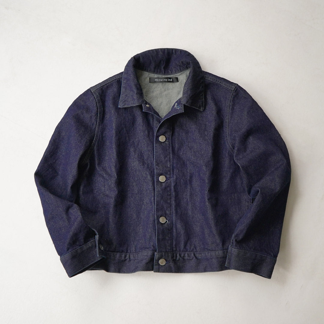 mizuiro ind（ミズイロインド） コンパクト デニム ジャケット