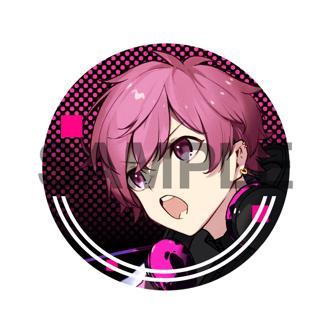 紫音⭐ いれいす 悠佑 あにき 缶バッジ ×カミタイダ➀ 等身 ＠70 いれ