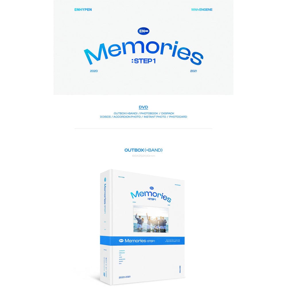 ENHYPEN - PIECES OF MEMORIES & Memories : STEP 1 DVD