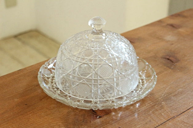 678 フランスアンティーク 古いチーズドーム ガラスドーム 蚤の市購入