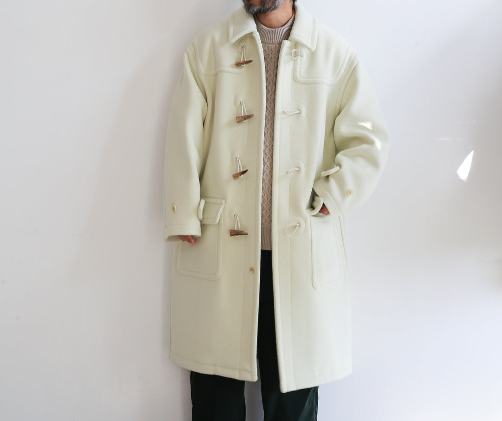 AURALEE WOOL HERINGBONE PILE DUFFLE COAT – Chum!