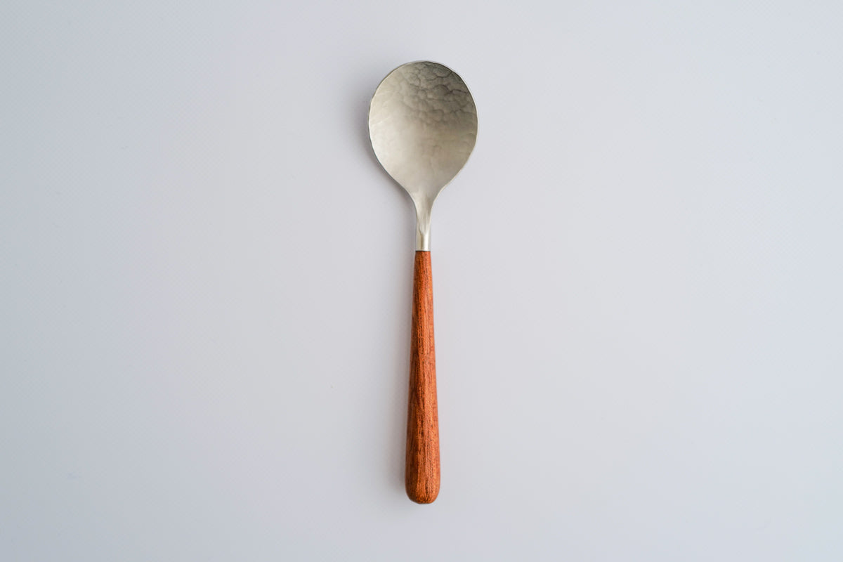 湯浅記央 - 机上工芸舎 | スプーン 持ち手木製 / 小 | hinode（ひので