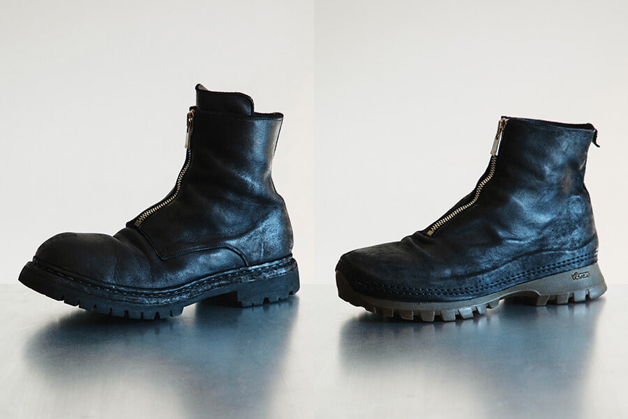 GUIDI × nonnative CENTER ZIP BOOTS “BIG DADDY” TAKAYUKI FUJII