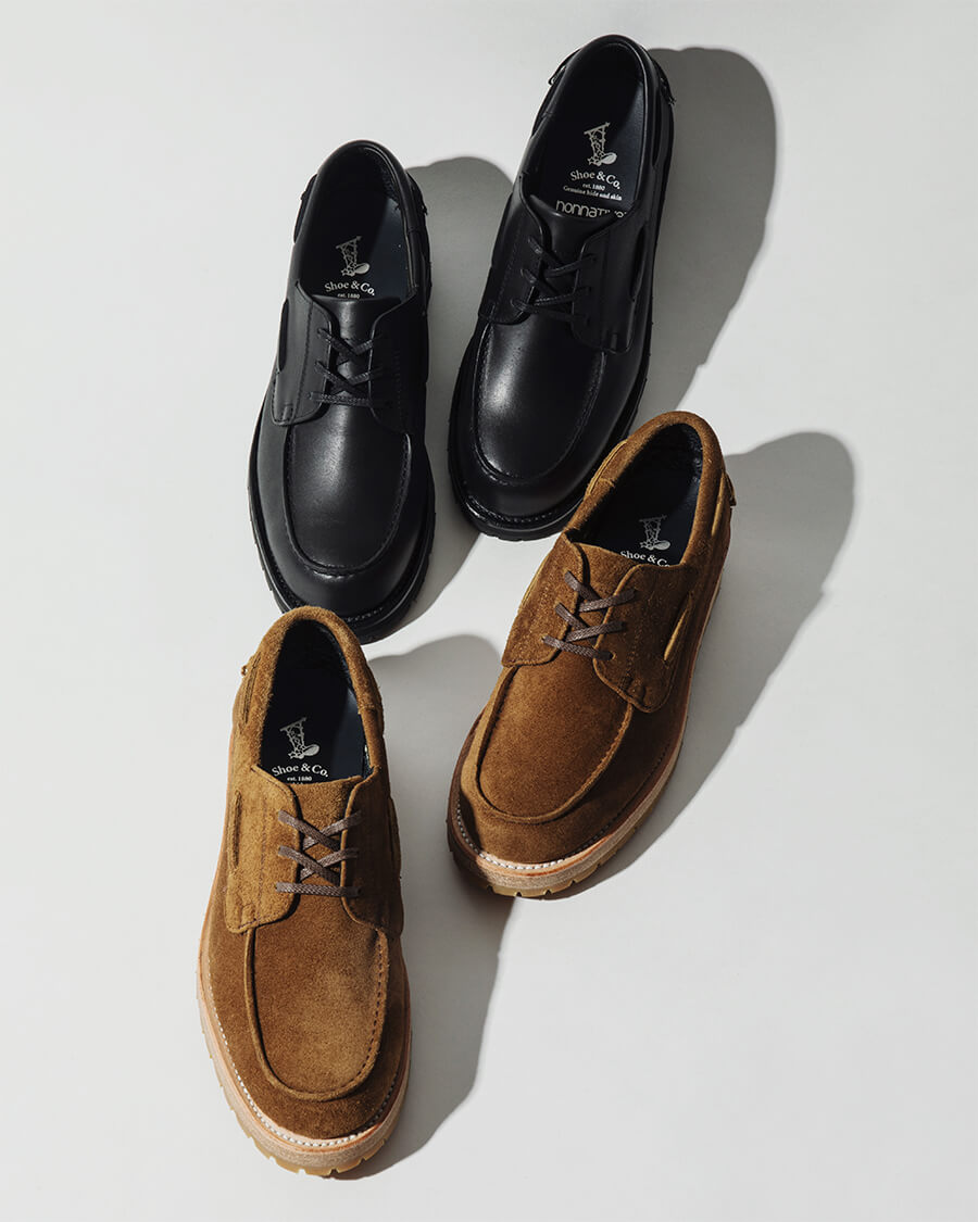 REGAL Shoe & Co. × nonnative MARINER MOC SHOES COW LEATHER