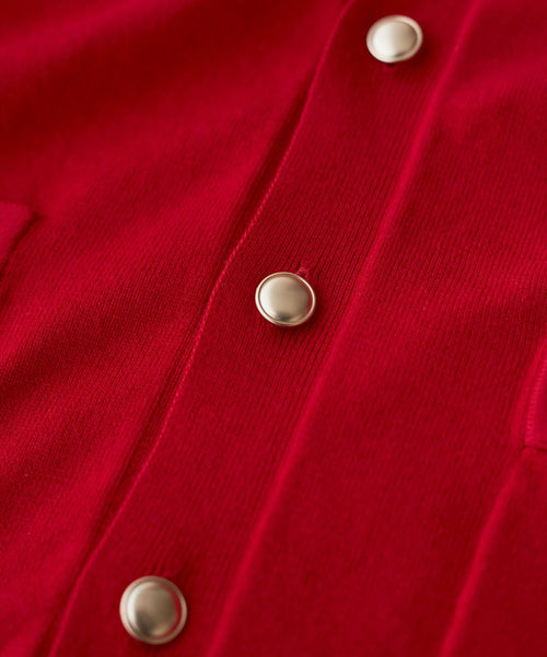 ROPÉ PICNIC(ロペピクニック) / シルク混Vネック金ボタンニット