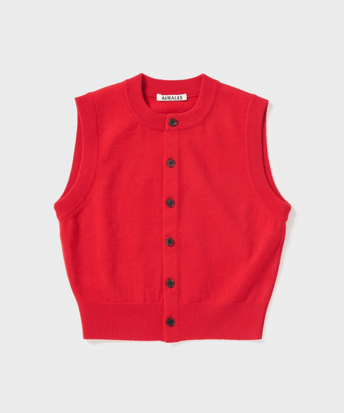 BIOTOP(ビオトープ) / WOMEN【AURALEE】HIGH TWIST WOOL KNIT VEST