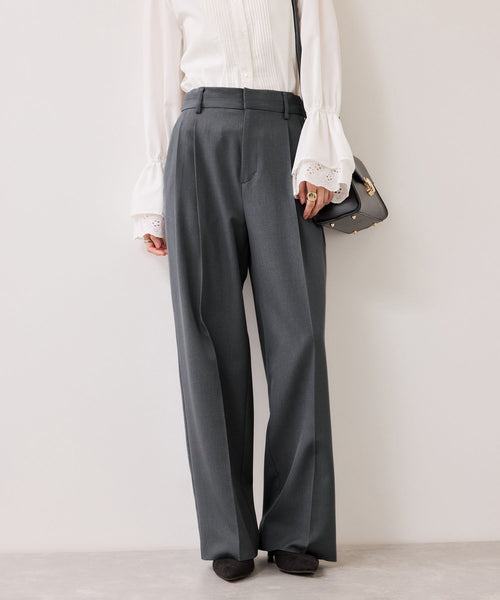 VIS(ビス) / 【美easy】コンフォートストレートワイドパンツ/イージー