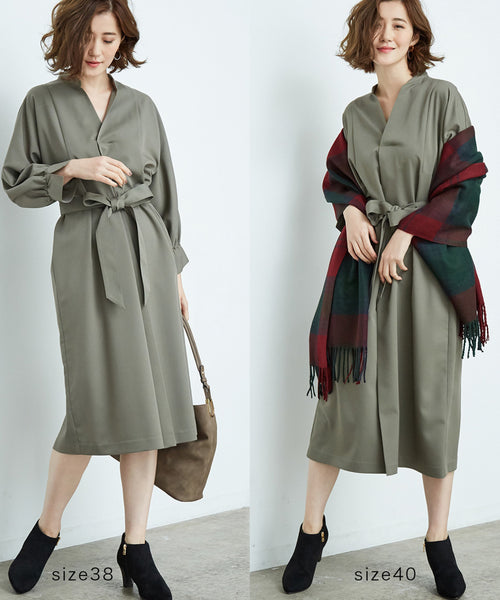 ROPÉ PICNIC(ロペピクニック) / 【着丈が選べる】スタンド衿ドルマン