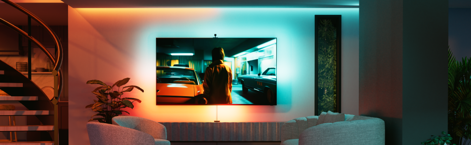 Nanoleaf 4D スクリーンミラー＋ライトストリップパック(65インチまで