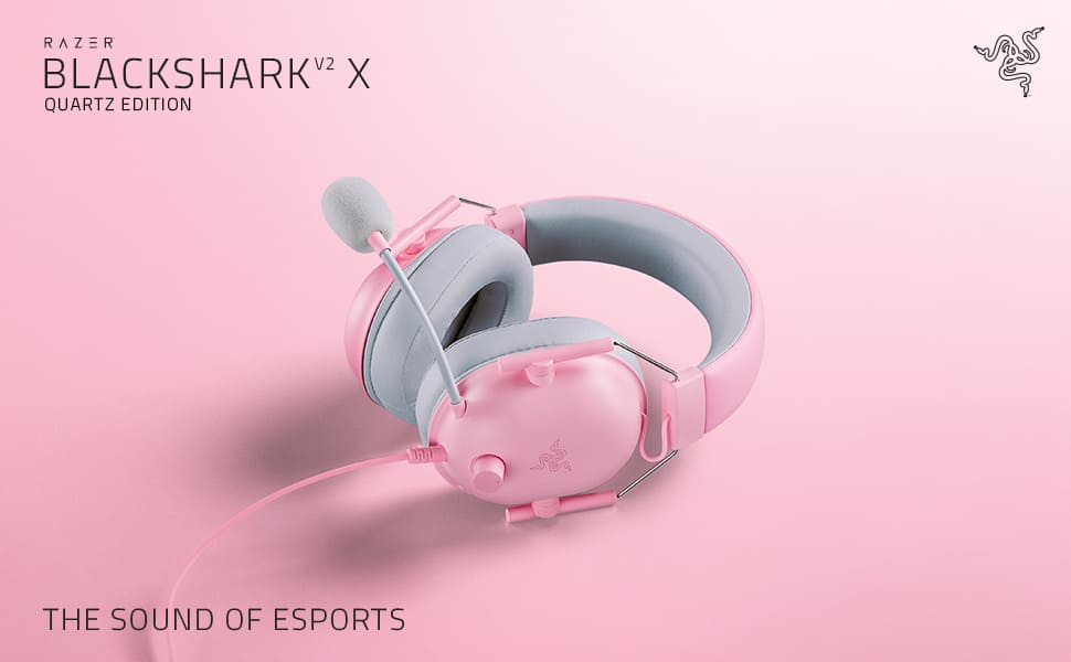 Razer BlackShark V2 X Quartz Pink ブラックシャークブイツーエックス