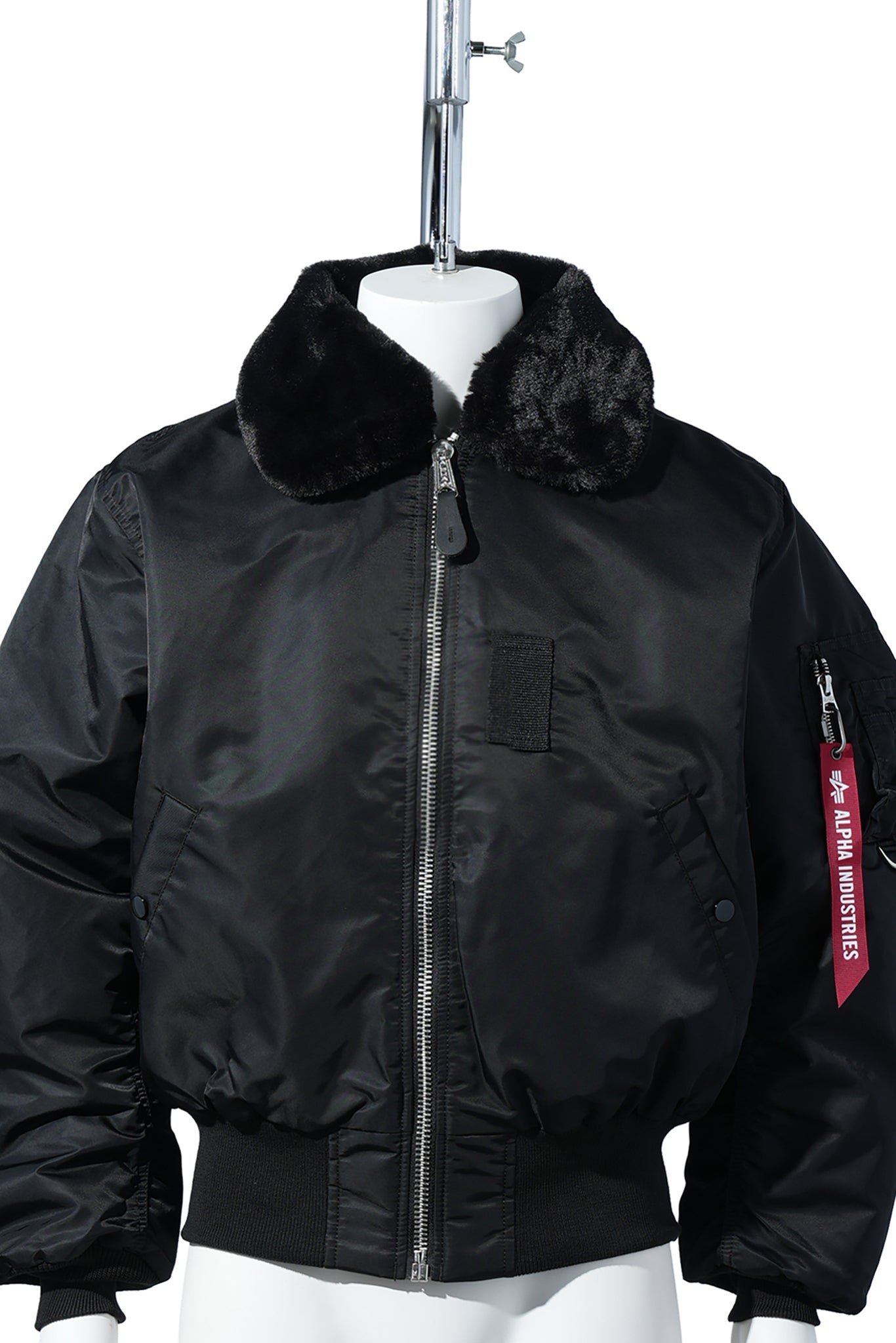 MASTERMIND WORLD x ALPHA INDUSTRIES B-15 FLIGHT JACKET / 012:BLACK
