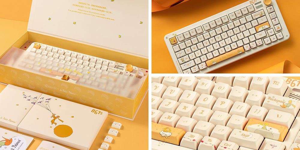 iQunix x 星の王子さま ZX75 メカニカルキーボード 有線 無線 US配列