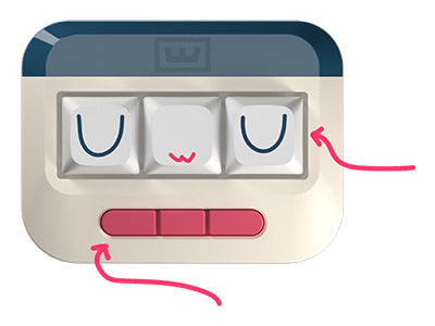 Wooting(ウーティング) UwU マクロパッド ラピッドトリガー RGBなし